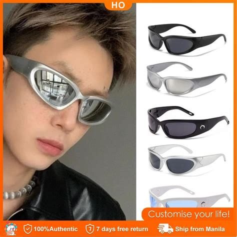 Y2k Hip Hop Streetwear Mens And Womens Sunglasses Future Technology