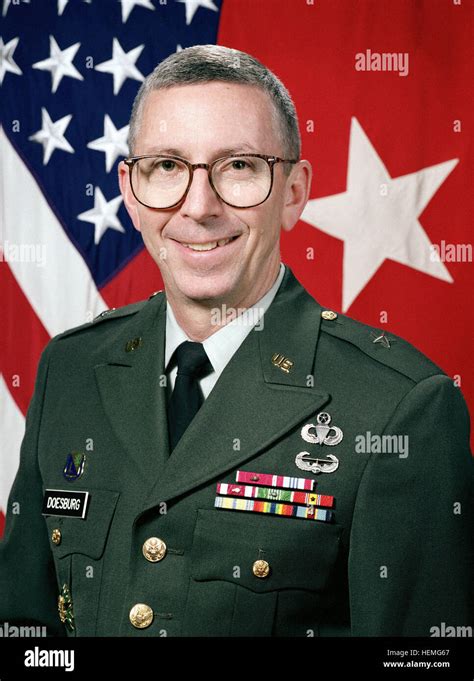 Portrait Of Us Army Brigadier General John C Doesburg Uncovered