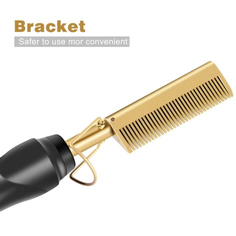 Buy Hot Comb Electric Professional Electrical Straightening Comb High Heat Press Comb Hot