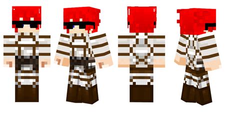 Custom Attack On Titan 17 Minecraft Skin By Subplaysminecraft On