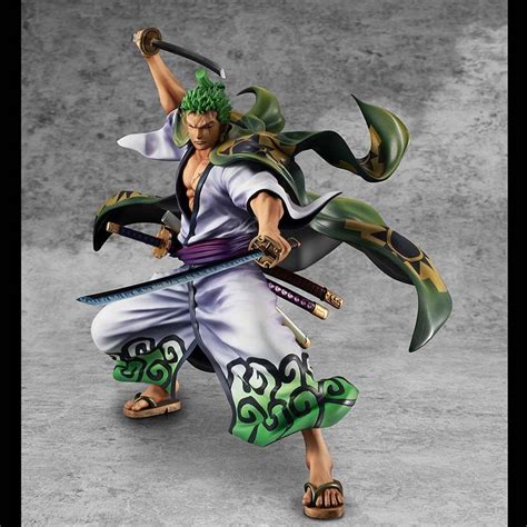 One Piece Figurine Zoro P O P Wano Zorojuro Ver Megahouse