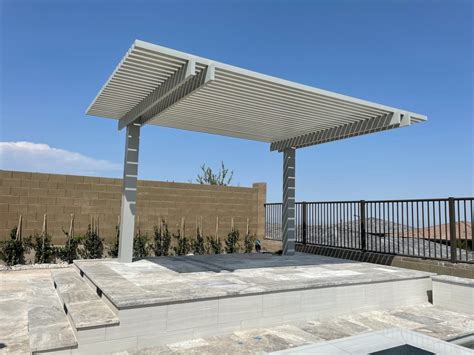 4k Aluminum Cantilever Lattice Pergola Modern Patio Phoenix By
