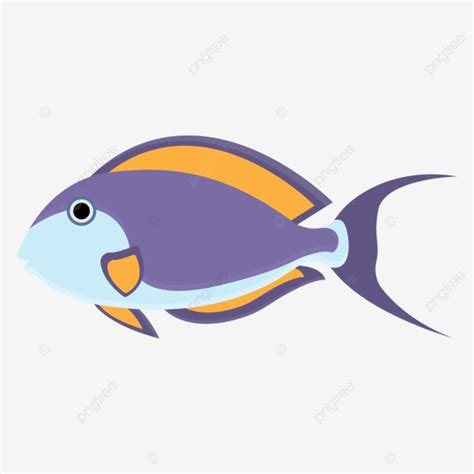 Gambar Ikan Nila Ikan Ikan Kartun Bawah Air Png Dan Vektor Dengan