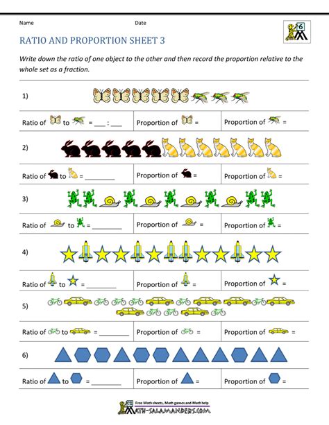 Equivalent Ratios Worksheet Teach Starter Worksheets Library