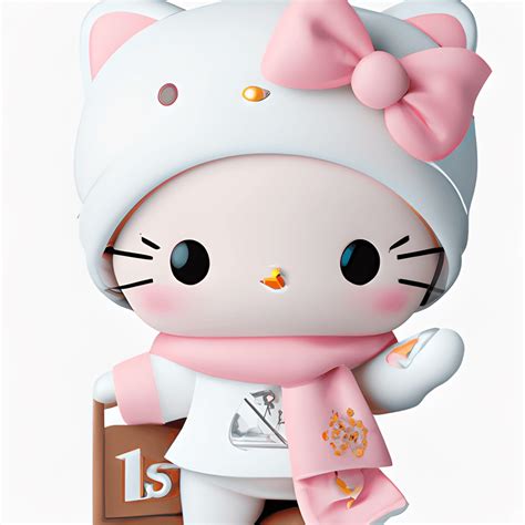 hallo kitty schleife tattoo  kitty ty sanrio rosa kariertes kleid