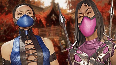 Mileena Vs Kitana Intro Dialogue Evolution MK9 MK11 Ultimate 1440p