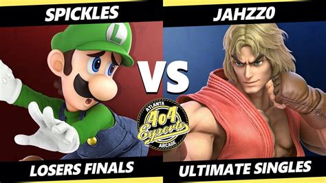 4o4 Smash Night 63 Losers Finals Spickles Luigi Vs Jahzzo Ken