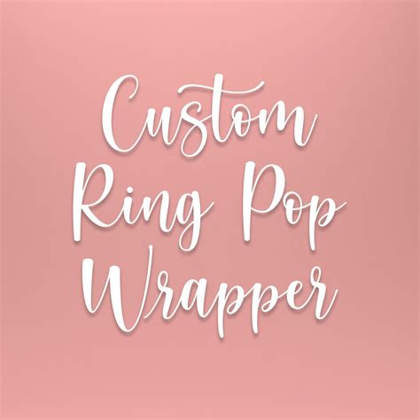 Custom Ring Pop Ring Pop Favors Ring Pop Custom Ring Pop Favors Custom