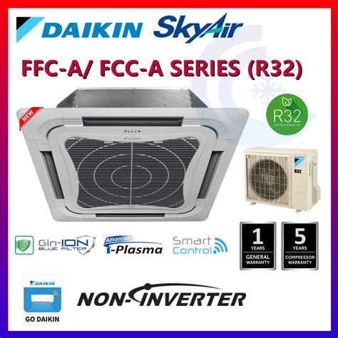 Daikin Skyair Cassette Non Inverter Aircond R Hp Hp Fcc A