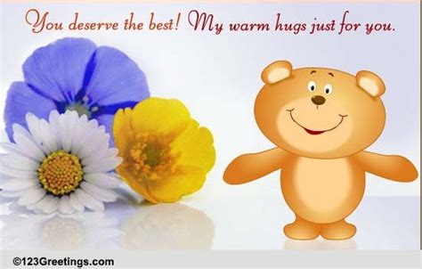 Encouraging Warm Hugs Free Encouragement Ecards Greeting Cards 123