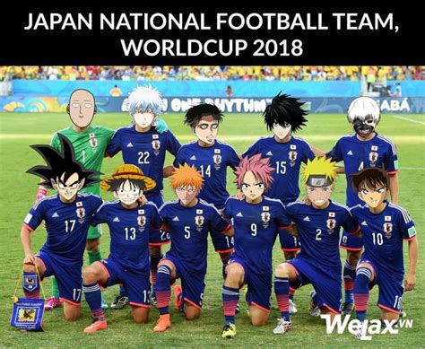 Japan Football Squad At Worldcup Anime Funny Anime Memes Dbz Memes