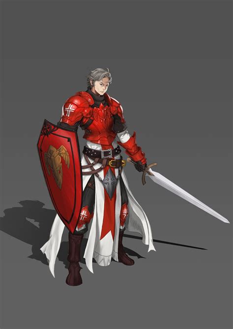 Red Knight Jung Moon Lim On Artstation At