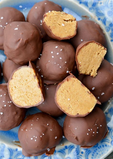 Home Made Keto Peanut Butter Balls Keto 123