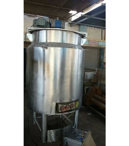 Chemicals Oils Stainless Steel Mixing Tank Machine Automation Grade