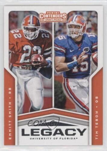 2020 Panini Contenders Draft Picks Legacy Emmitt Smith Tim Tebow 15