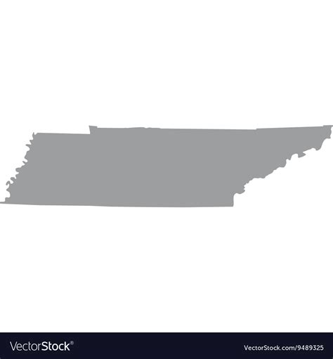 US state of Tennessee Royalty Free Vector Image