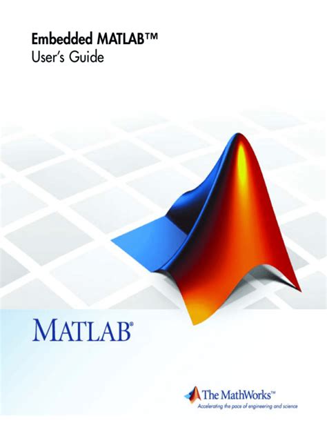 Embedded Matlab User S Guide