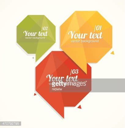 Vector Text Boxes Infographics Options Banner Stock Clipart Royalty