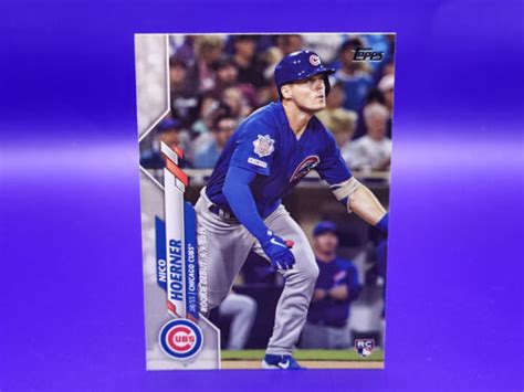 2020 Topps U 251 Nico Hoerner Chicago Cubs RC Rookie Debut Card