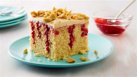 Yummy Peanut Butter And Jelly Doughnut Poke Cake Afternoon Baking With Grandma