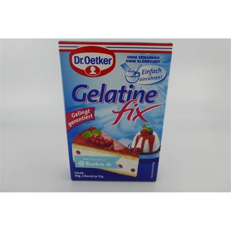 Dr Oetker Gelatine Fix