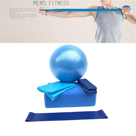 5pcs Yoga Blocks, Yoga Ball & Resistance Bands... – Vicedeal