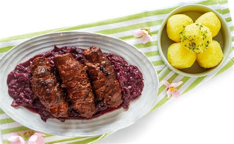 Unser Netto Rezept F R Dich Rinderrouladen Mit Rotkohl Und Kl En