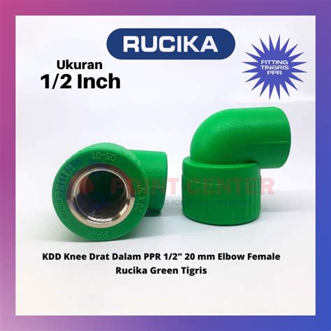 Jual Terbaik Kdd Knee Drat Dalam Ppr Female Elbow Rucika Tigris