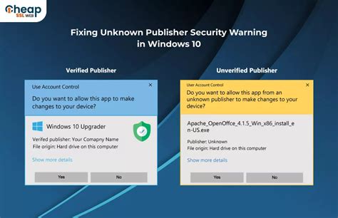 Fix Unknown Publisher Security Warning In Windows 10