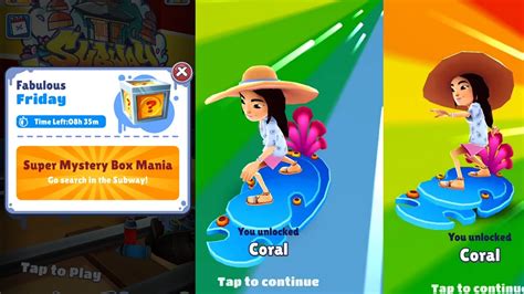 Subway Surfers Bali 2020 Coral Board Fabulous Friday Gameplay