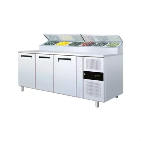 Buy Celfrost 3 Door Refrigerated Prep Counter Ventilated SS 304 SH