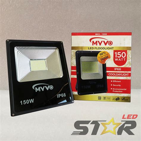 Jual Myvo Led Floodlight W Lampu Kap Sorot Indoor Outdoor Flood