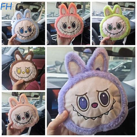 FENGHA Labubu Plush Bag Plush Lovely Labubu Doll Bag Fluffy Backpack