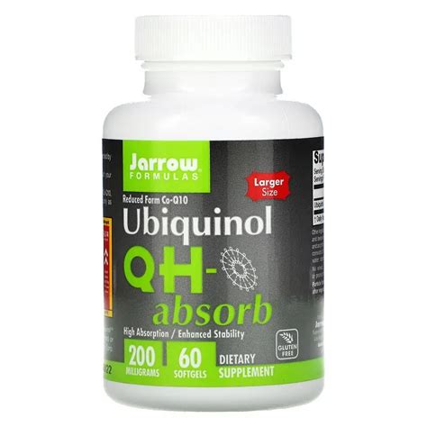 Jarrow Formulas Ubiquinolo Qh Absorb Mg Wellnessere