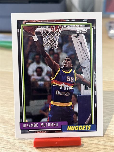 Topps Basketball Dikembe Mutombo Denver Nuggets Ebay