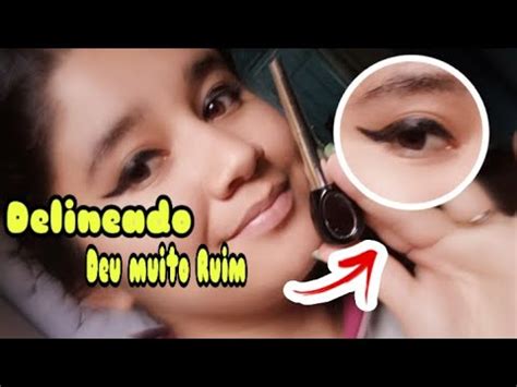 Fiz Delineado Pela Primeira Vez Deu Ruim Youtube