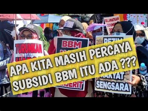 TERYATA KITA DIBOHONGI PERCAYA KALAU SUBSIDI BBM ITU ADA HACKER