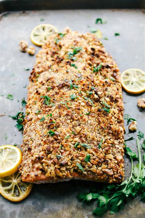 Walnut Crusted Maple Salmon The Recipe Critic