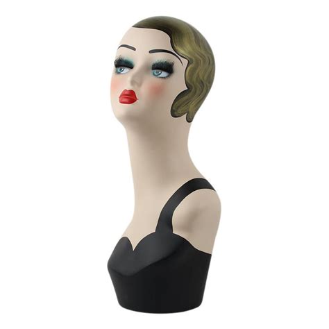 This Mannequin Head Is Made Of Fiberglass With Hand Painted Very Cute