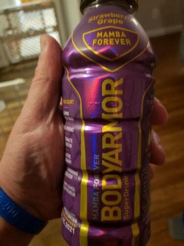 Kobe Bryant Body Armor Sports Drink Mamba Forever Nba Hall Of Fame Hof