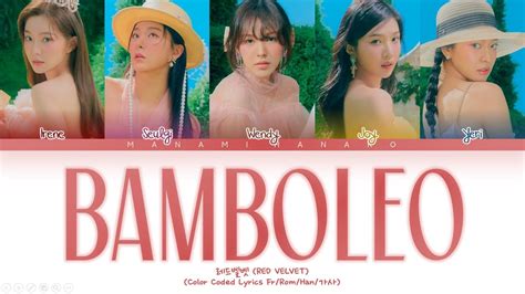 Vostfr Red Velvet Bamboleo Color Coded Lyrics Fran Ais