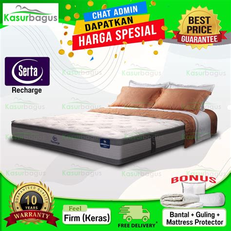 Jual New Serta Kasur Springbed Recharge - Pocket Spring - Hanya Kasur ...