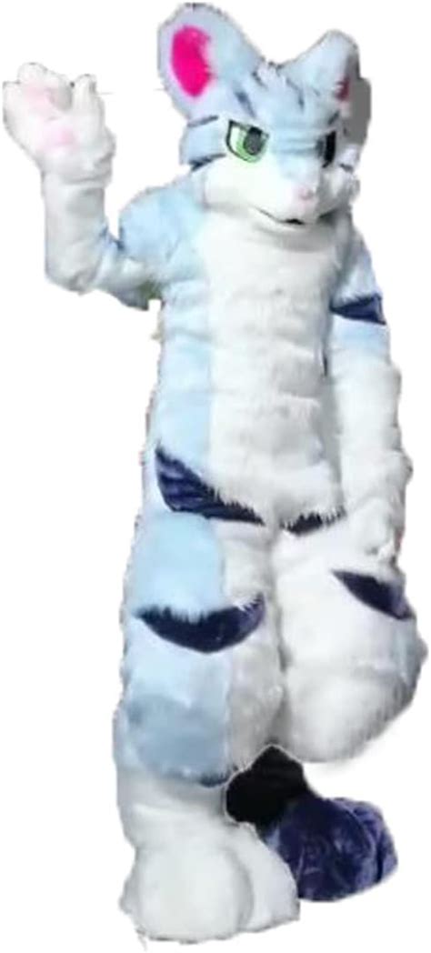 Pink Ear Blue Cat Husky Wolf Fursuit Fullsuit Teen Costumes