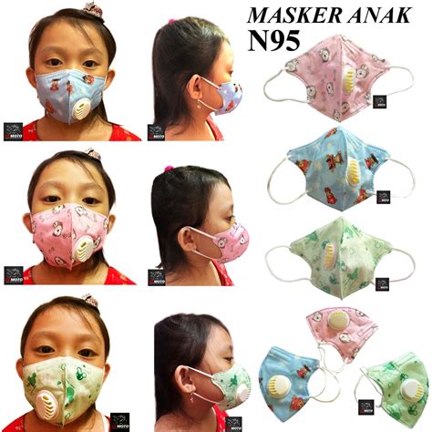 Jual Masker Anak N95 CV Filter Karbon Aktif / Masker Anak / Masker Dewasa / Masker | Shopee ...