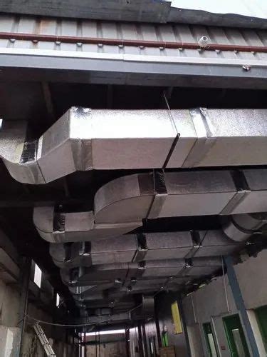 Electric Square Mm Mild Steel Air Duct For Industrial Capacity