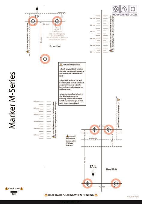 Ski Bindings Mounting Templates Fasrnutri