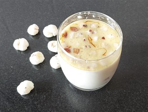 Lotus Seed Makhana Kheer Tasty Indian Dessert Delishably