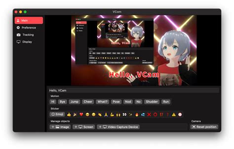 Vtuber Cam Macos App That Displays An Avatar Using A Virtual Camera