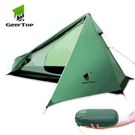 GeerTop Ultralight One Person 3 Season Waterproof Tent In 2020