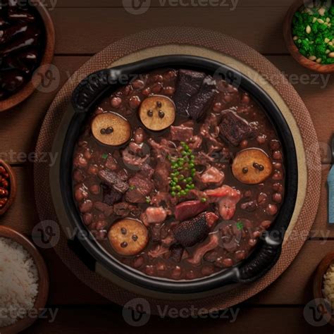 Delicious Brazilian Feijoada Food 14943682 Stock Photo at Vecteezy